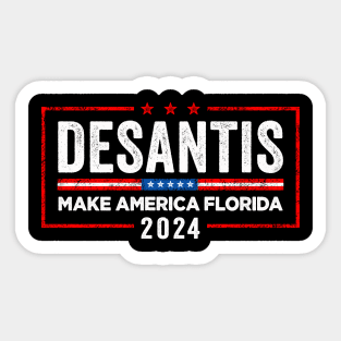 Desantis Make America Florida Sticker